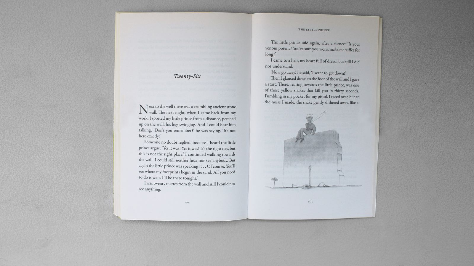 The Little Prince — Typesetting