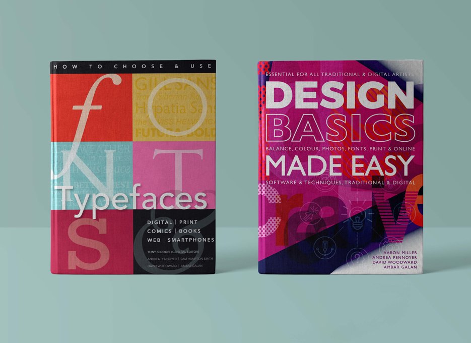 Typefaces & Design Basics Made Easy — Co-authored books