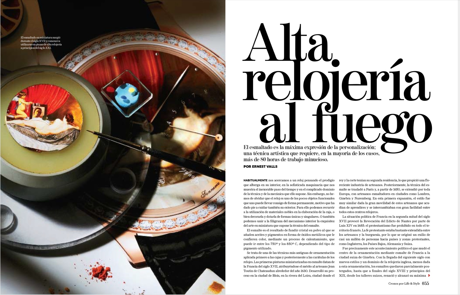 Revista Life & Style — Editorial typography